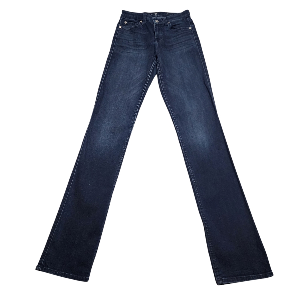 7 For All Mankind Karah Straight Jeans Sz 26